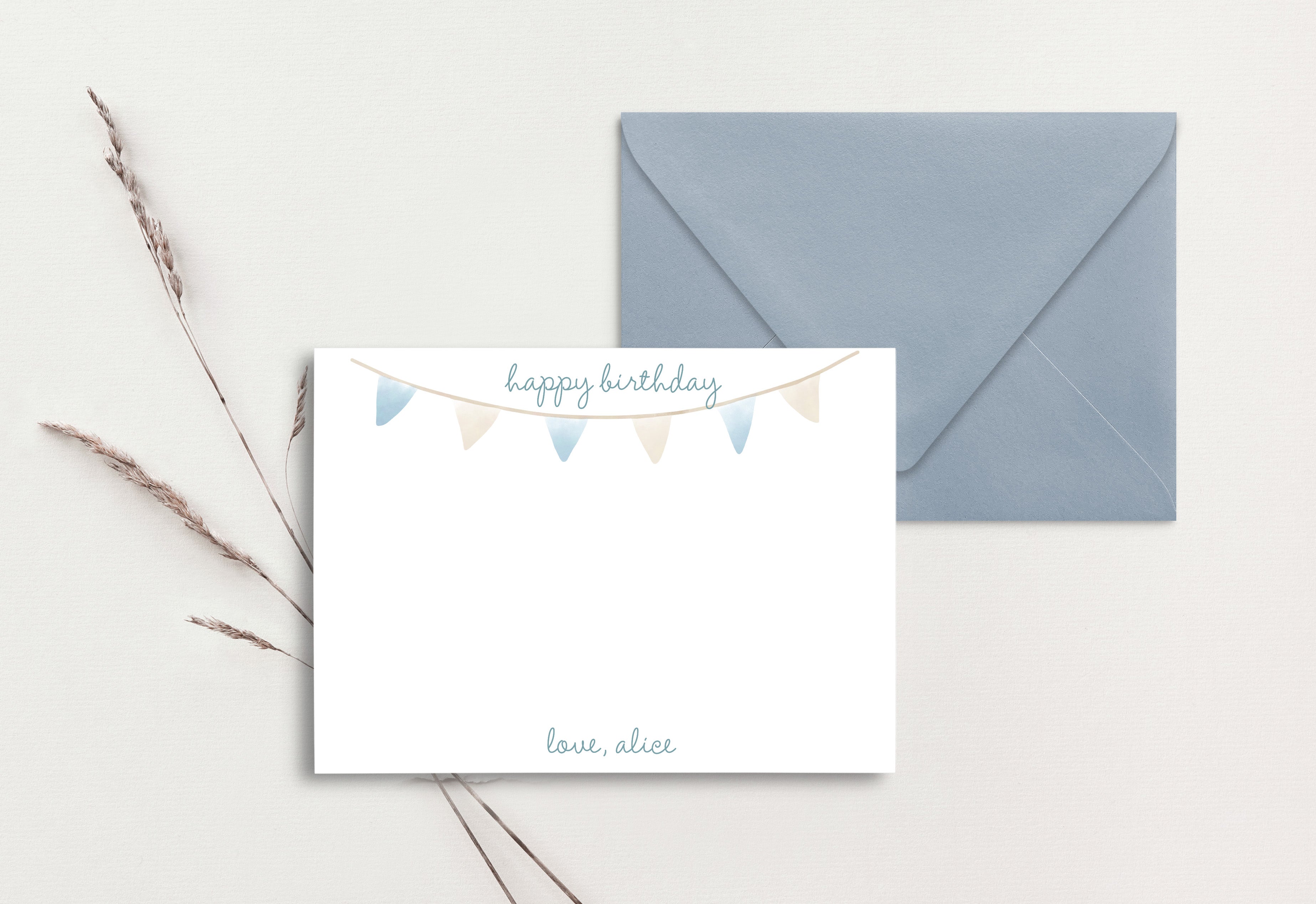 Custom Birthday Card (pack of 30) - Alice