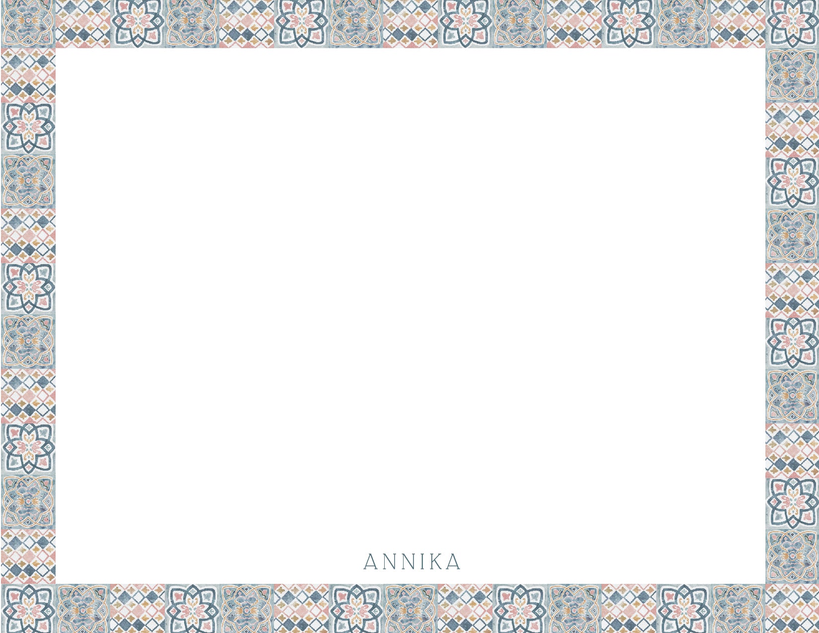 Custom Note Card (pack of 30) - Annika