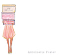 Custom Note Card (pack of 30) - Antoinette