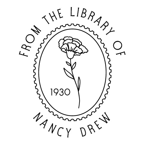 Book Embosser - Birth Flower