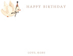 Custom Birthday Card (pack of 30) - Bird