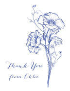 Custom Thank You Card (pack of 30) - Chloe