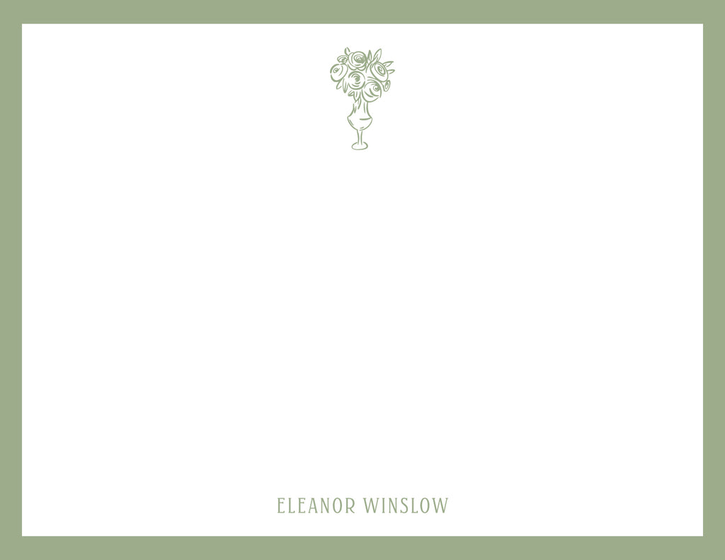 Custom Note Card (pack of 30) - Eleanor