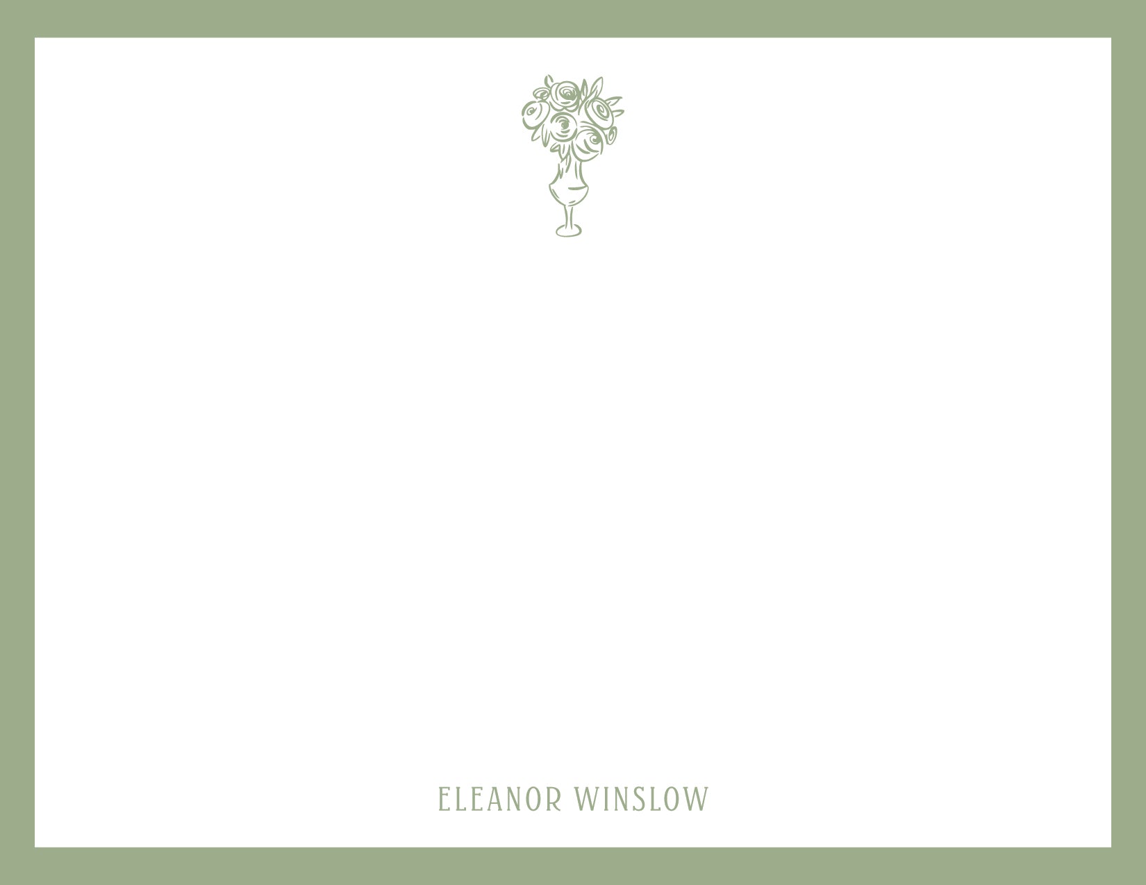 Custom Note Card (pack of 30) - Eleanor