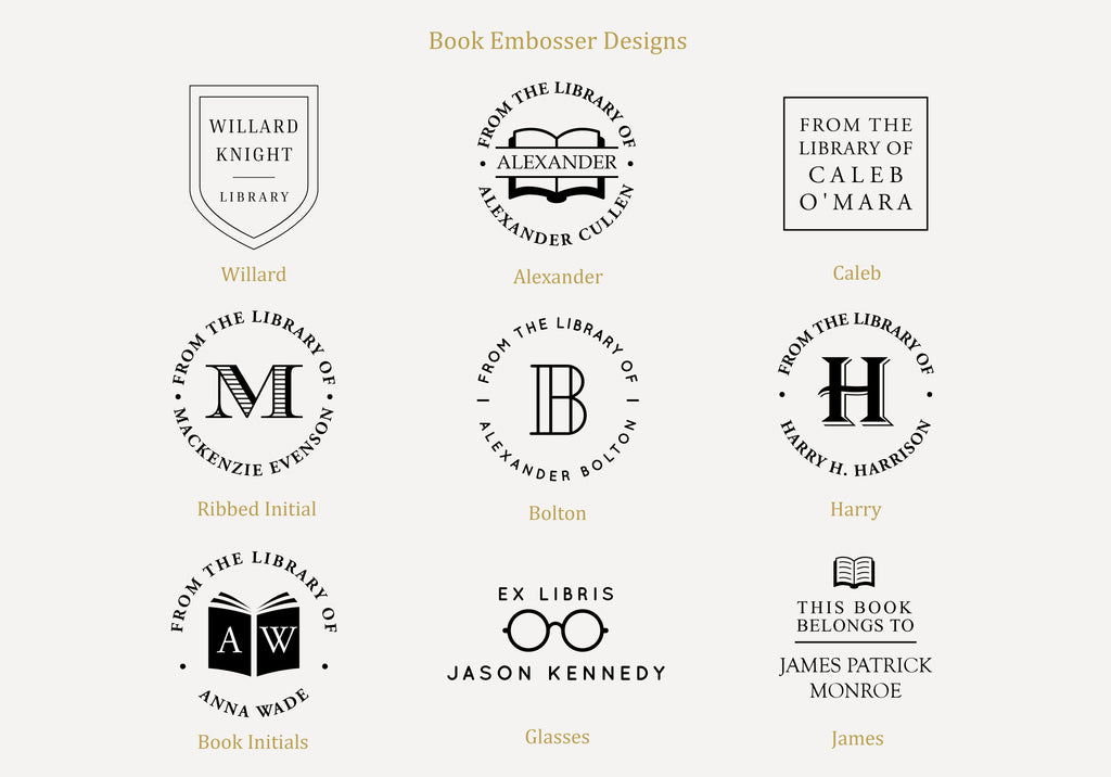 The Gentleman's Library (Book Embosser + Journal)