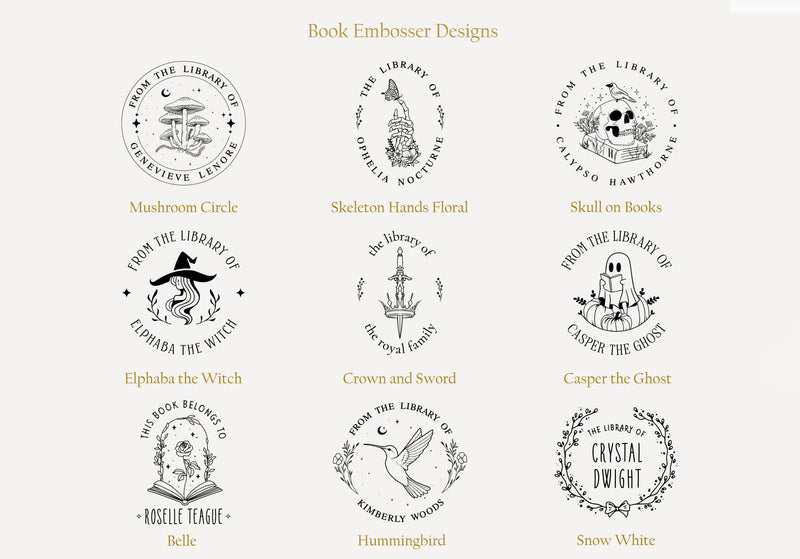 300+ Embosser Designs
