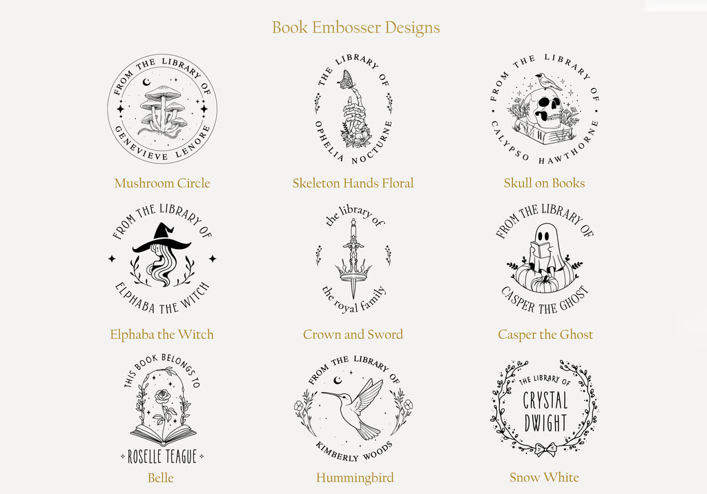 The Bibliophile (Book Embosser + Journal)
