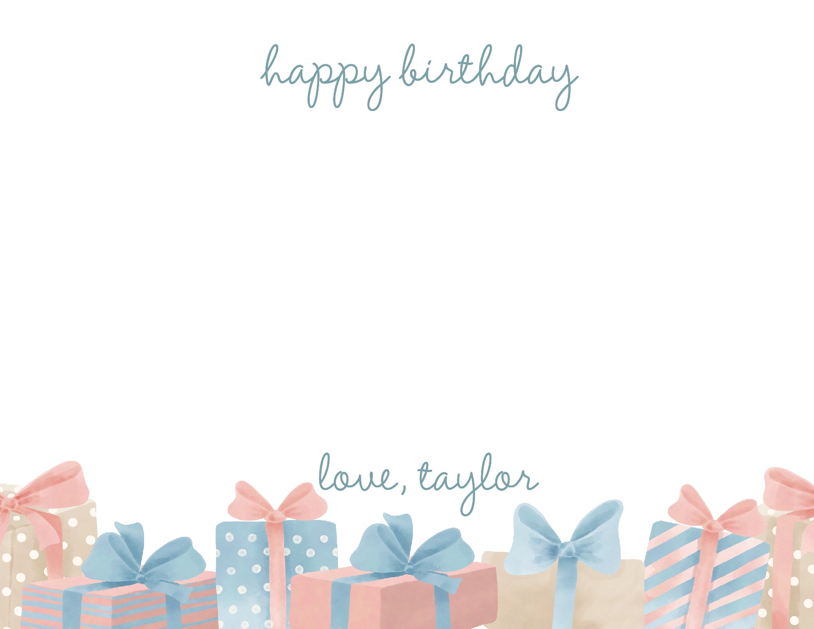 Custom Birthday Card (pack of 30) - Gifts