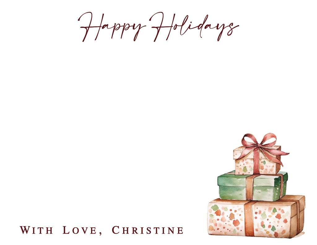 Custom Christmas Card (pack of 30) - Gifts