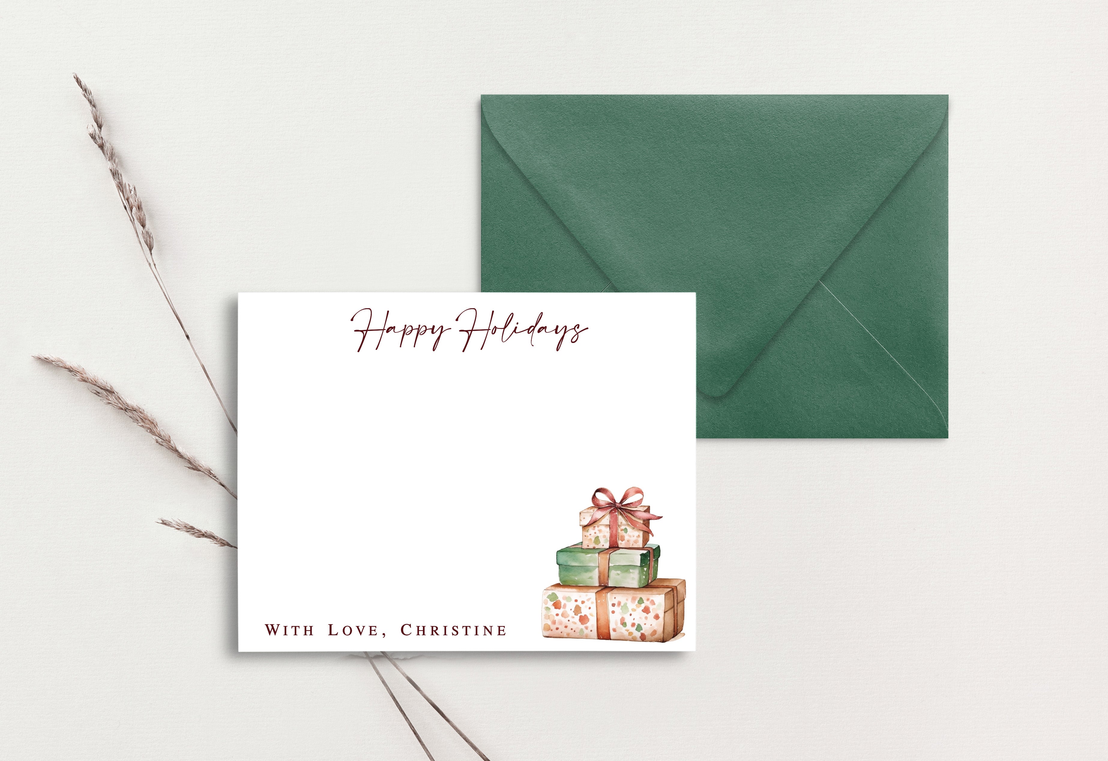 Custom Christmas Card (pack of 30) - Gifts
