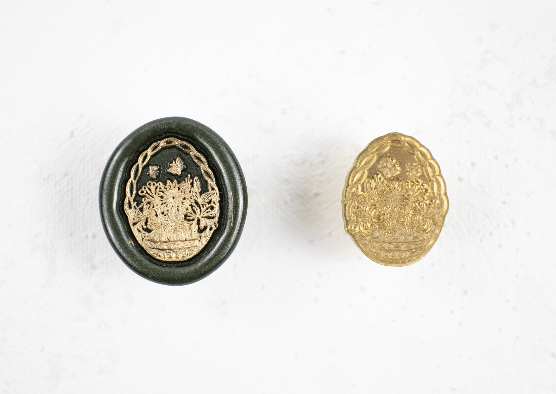 Wax Stamp - Flower Basket
