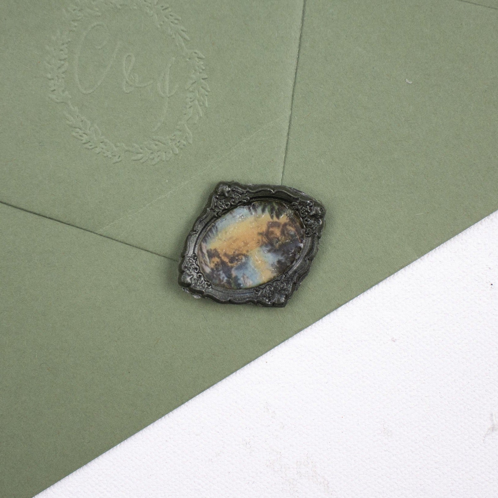 Frame Wax Stamp - Rembrandt
