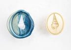 Wax Stamp - Oval Seashell