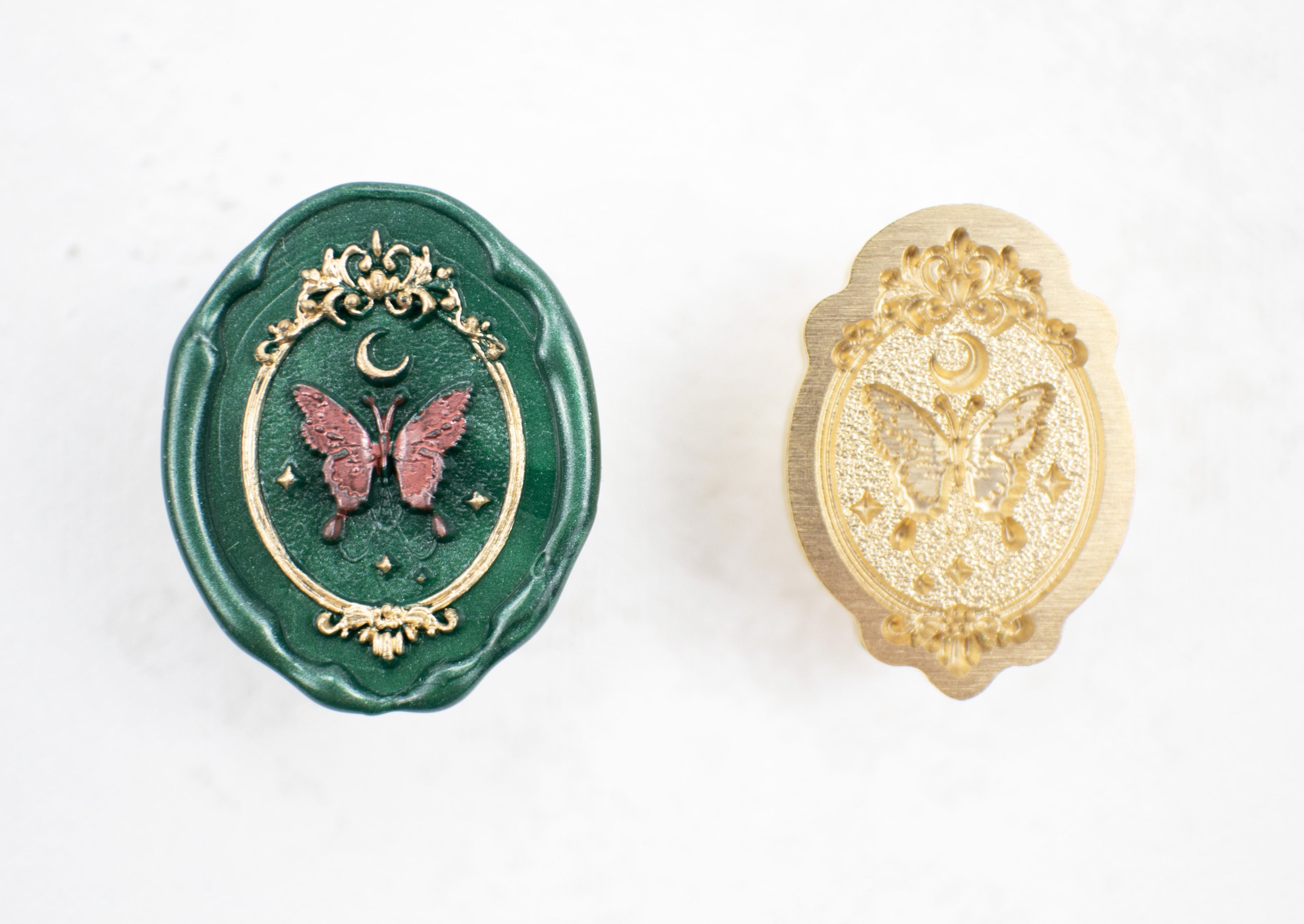 Wax Stamp - Butterfly Frame