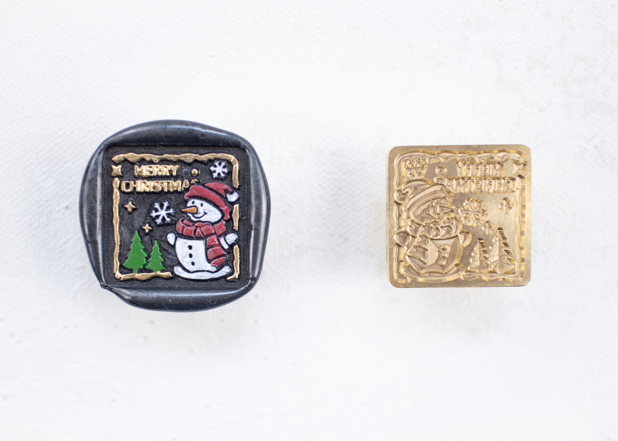 Wax Stamp - Christmas Square