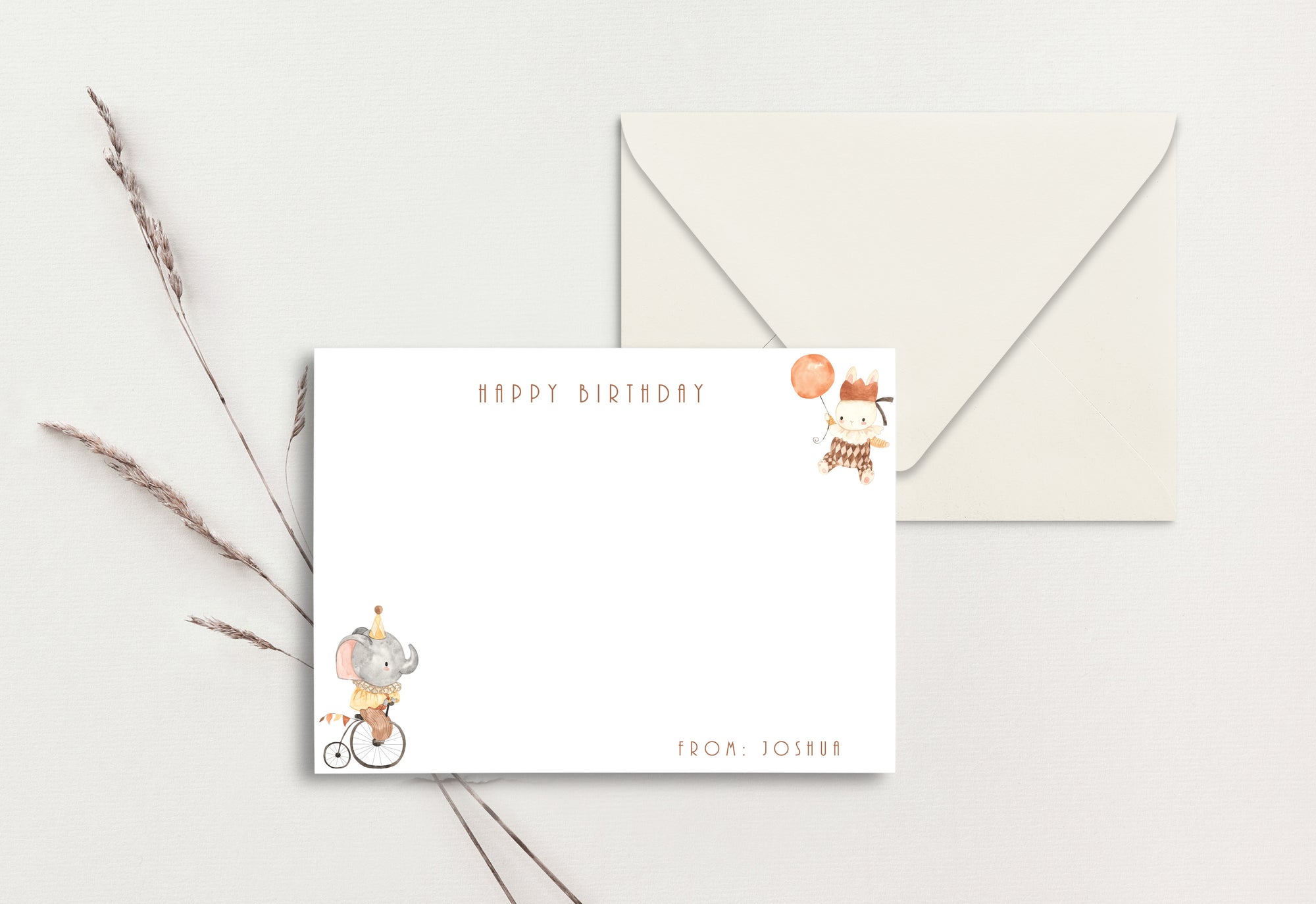 Custom Birthday Card (pack of 30) - Joshua