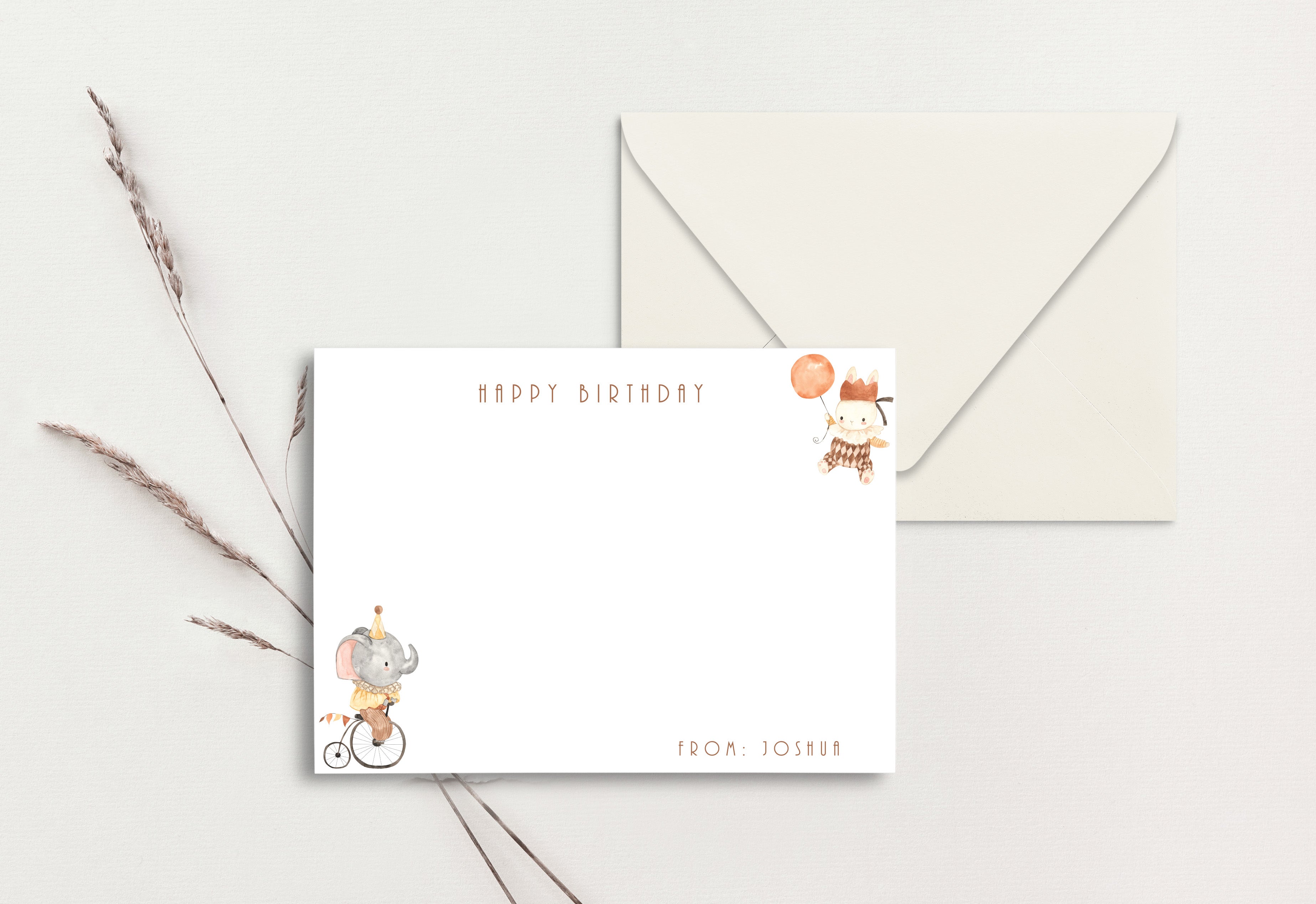 Custom Birthday Card (pack of 30) - Joshua
