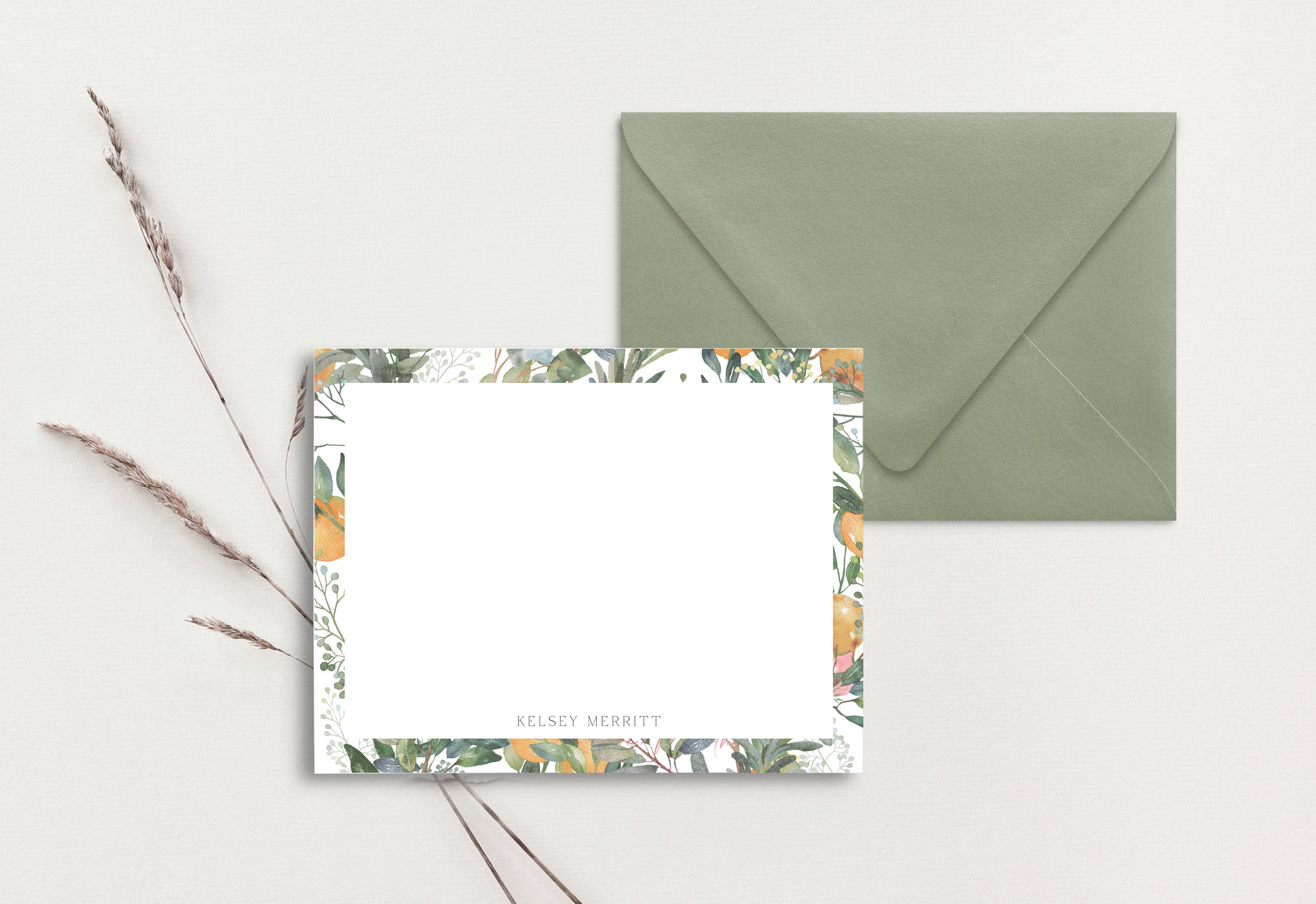 Custom Note Card (pack of 30) - Kelsey