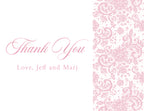 Custom Thank You Card (pack of 30) - Lace