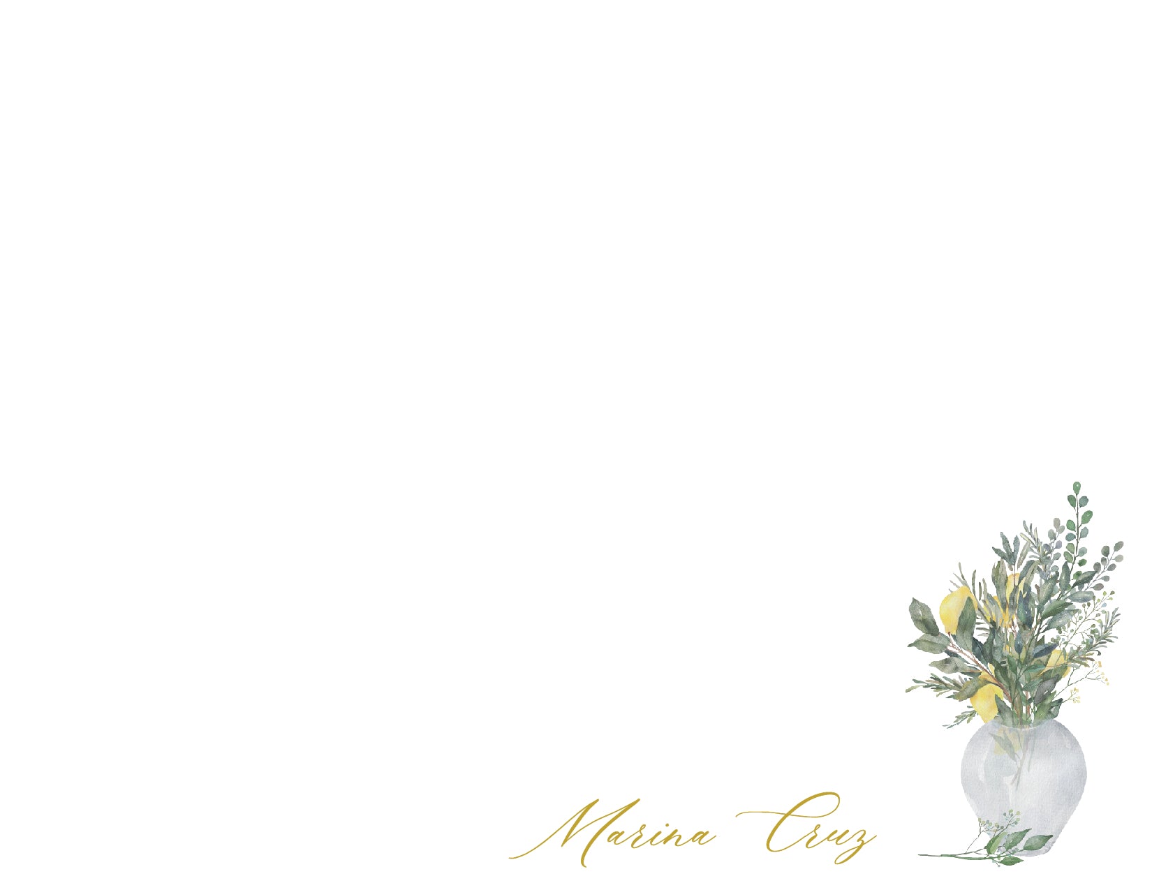 Custom Note Card (pack of 30) - Marina Cruz