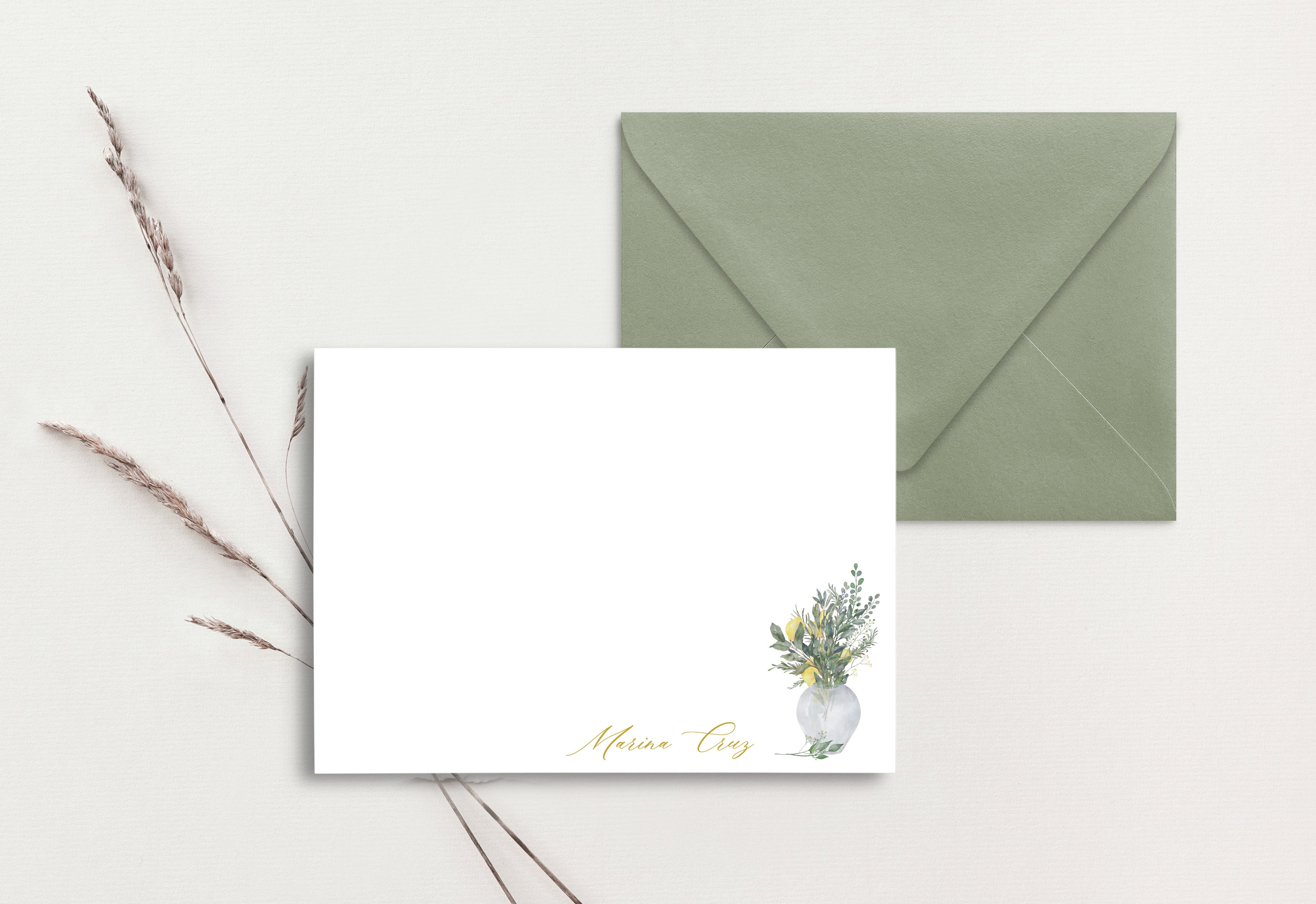 Custom Note Card (pack of 30) - Marina Cruz