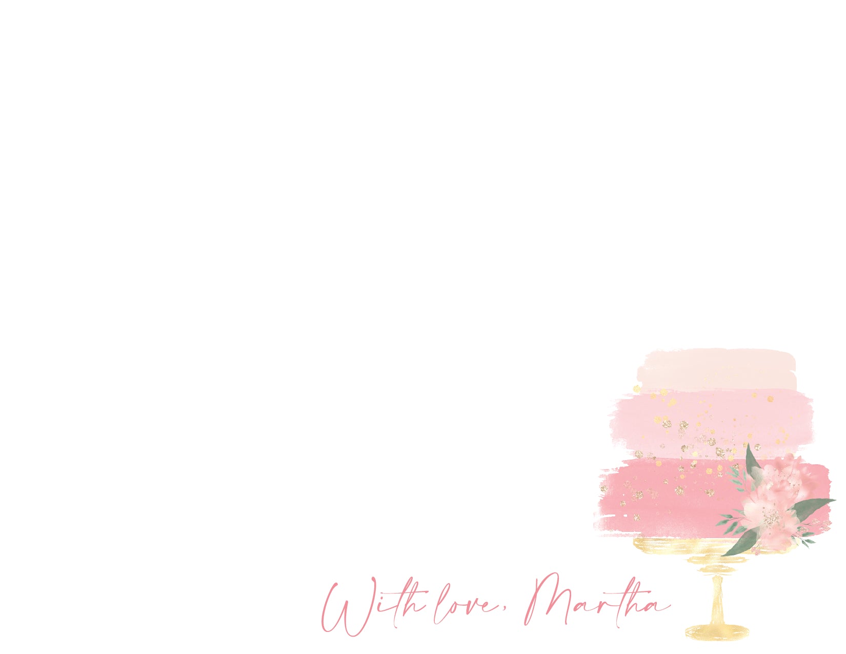 Custom Birthday Card (pack of 30) - Martha