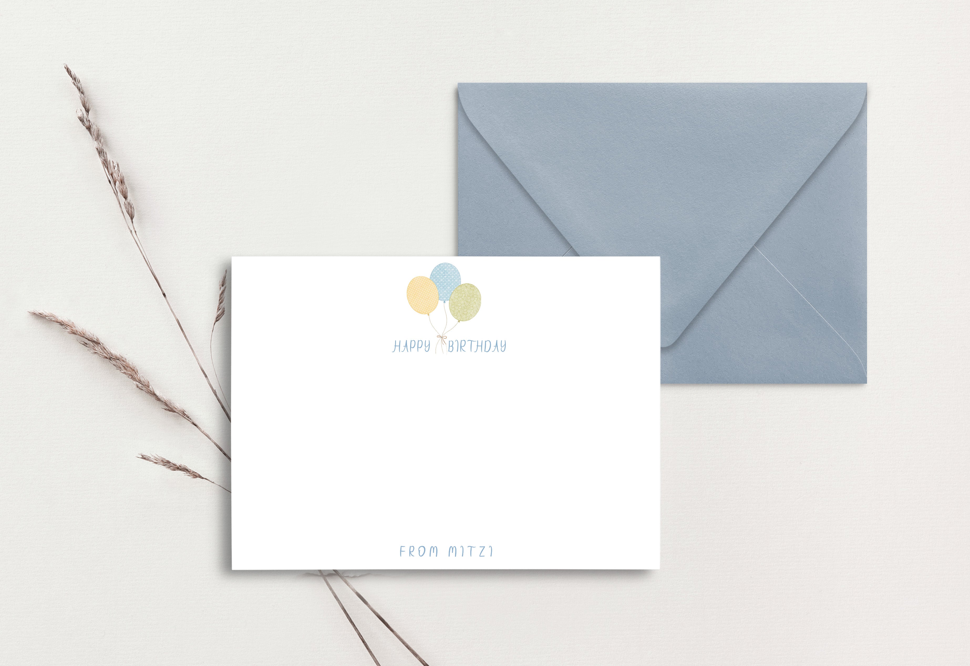 Custom Birthday Card (pack of 30) - Mitzi