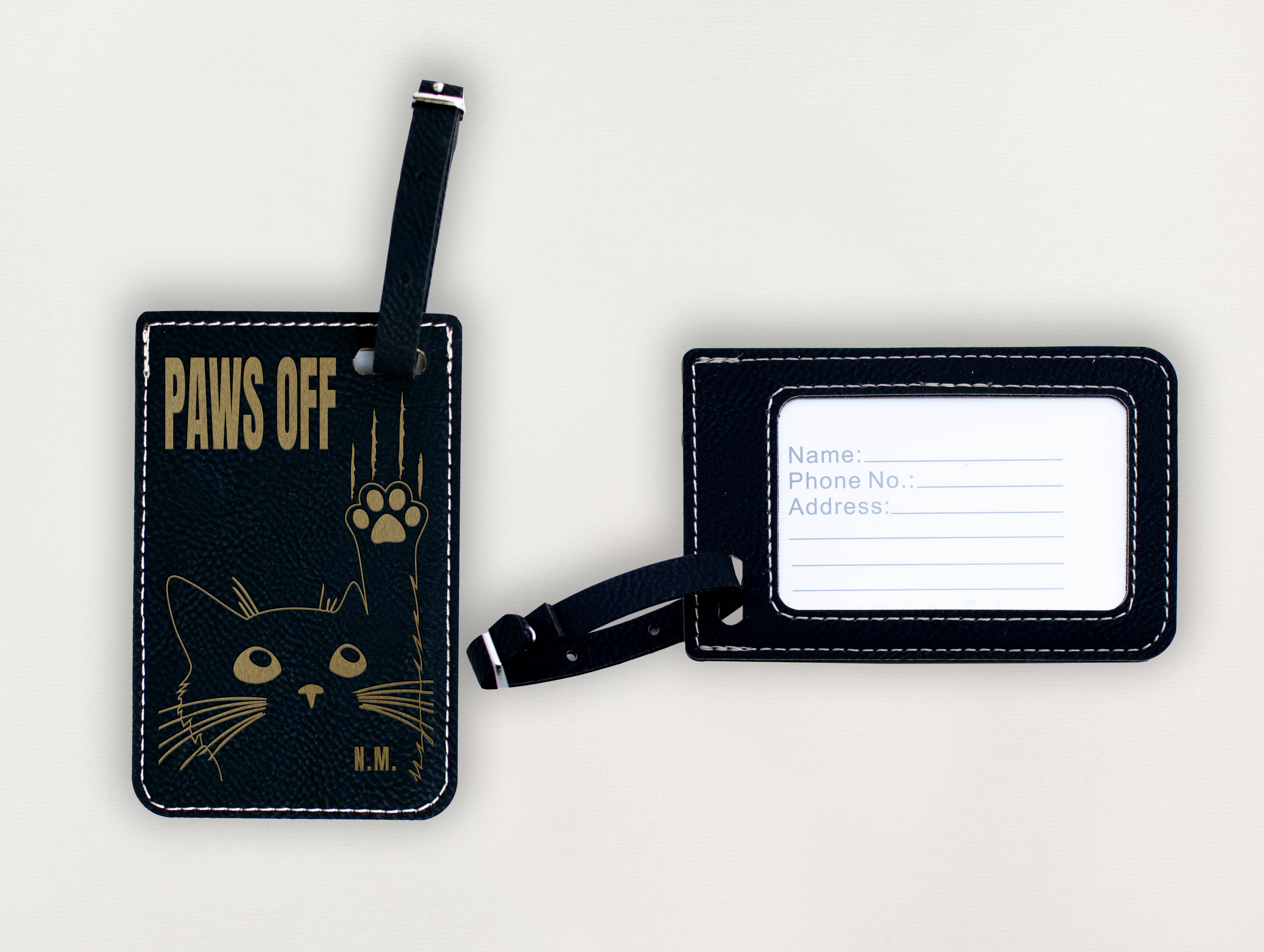 Luggage Tag - Cat's Paw