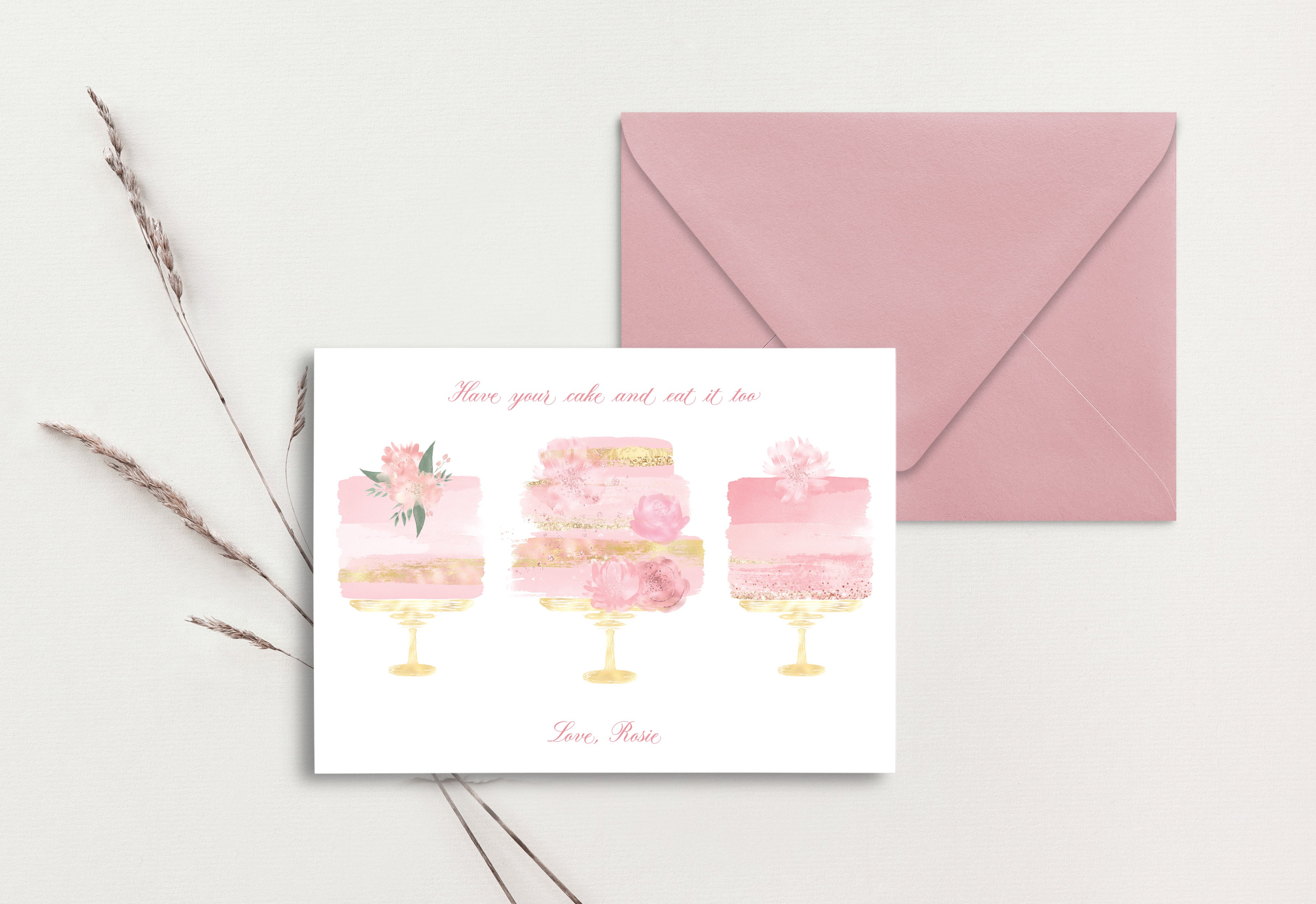 Custom Birthday Card (pack of 30) - Rosie