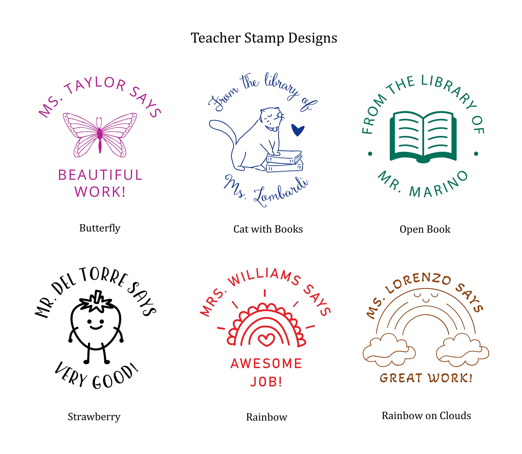 The Teacher (Stamp + Journal)