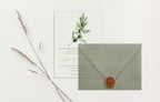 Olives Acrylic Wedding Invitations