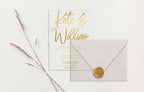 Kate Acrylic Wedding Invitations