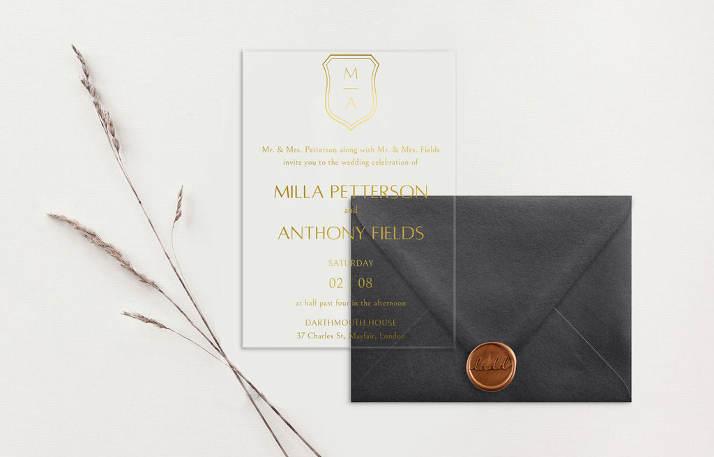 Milla Acrylic Wedding Invitations