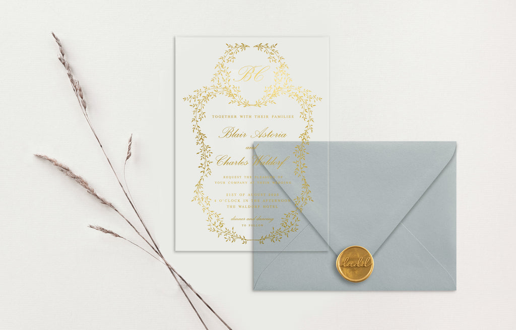 Blair Acrylic Wedding Invitations