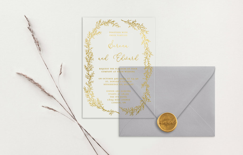 Serena Acrylic Wedding Invitations
