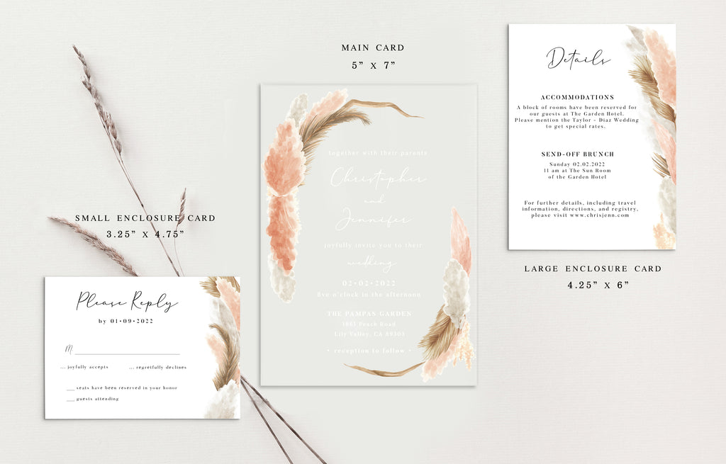 Jennifer Acrylic Wedding Invitations