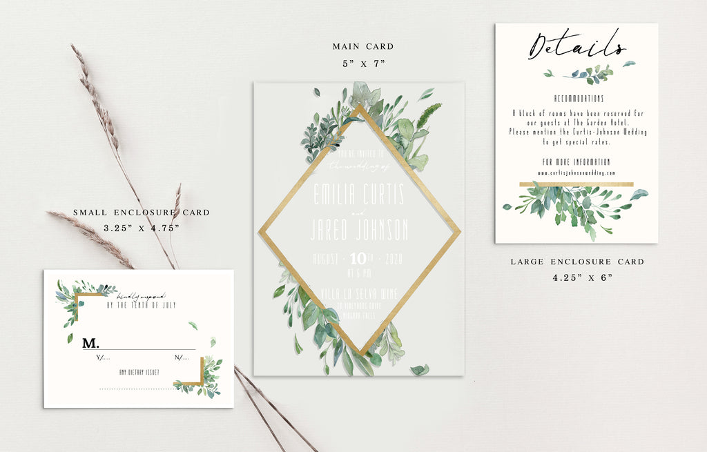 Emilia Acrylic Wedding Invitations