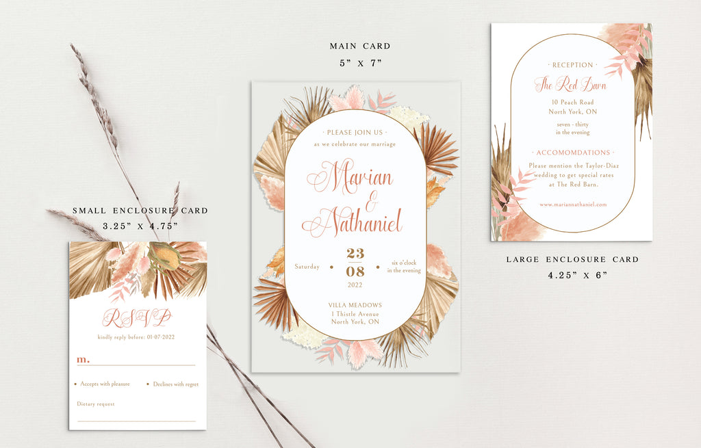 Marian Acrylic Wedding Invitations