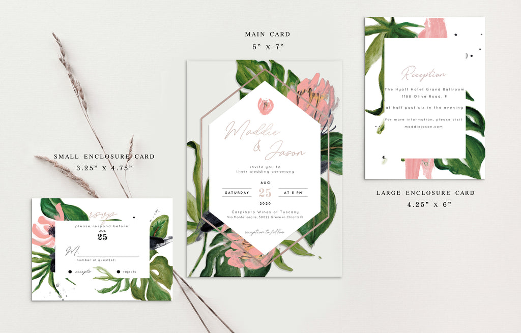 Maddie Acrylic Wedding Invitations