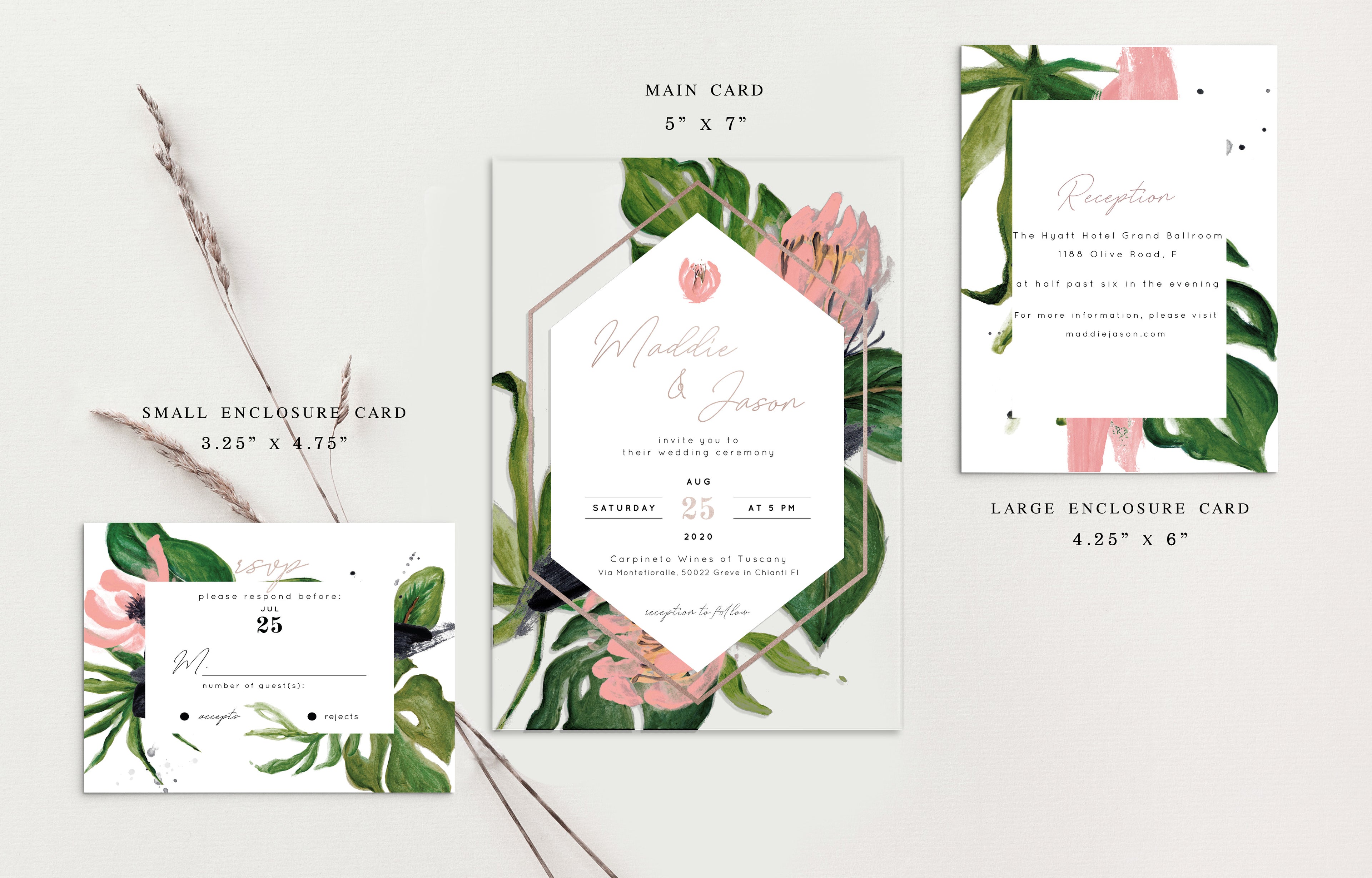 Maddie Acrylic Wedding Invitations