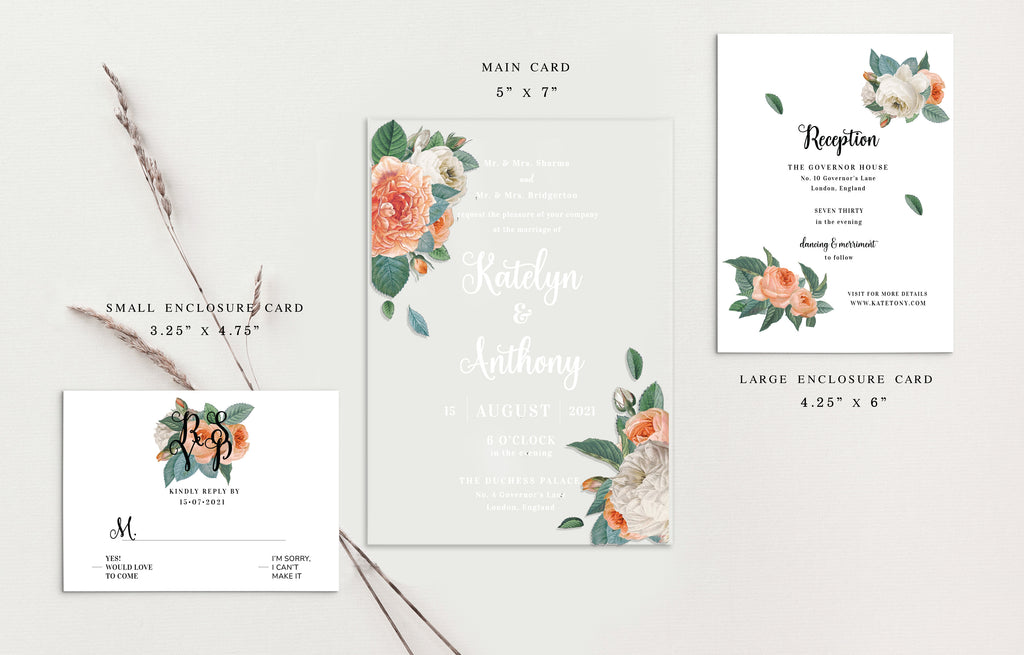 Katelyn Acrylic Wedding Invitations