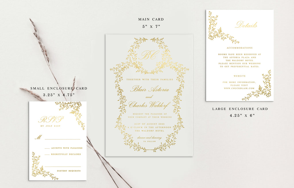Blair Acrylic Wedding Invitations
