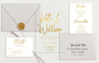 Kate Acrylic Wedding Invitations