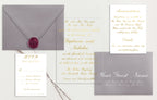 Stephanie Acrylic Wedding Invitations