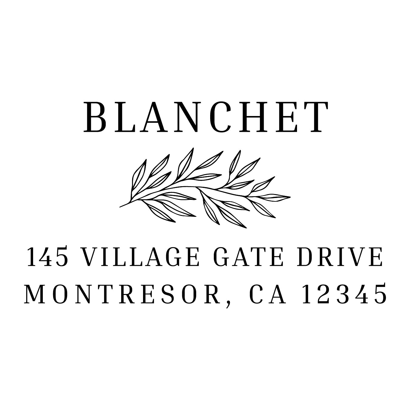 Address Embosser - Blanchet