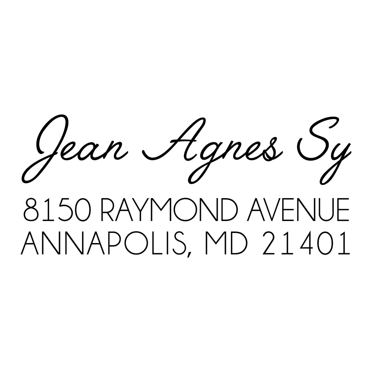 Address Embosser - Jean Agnes
