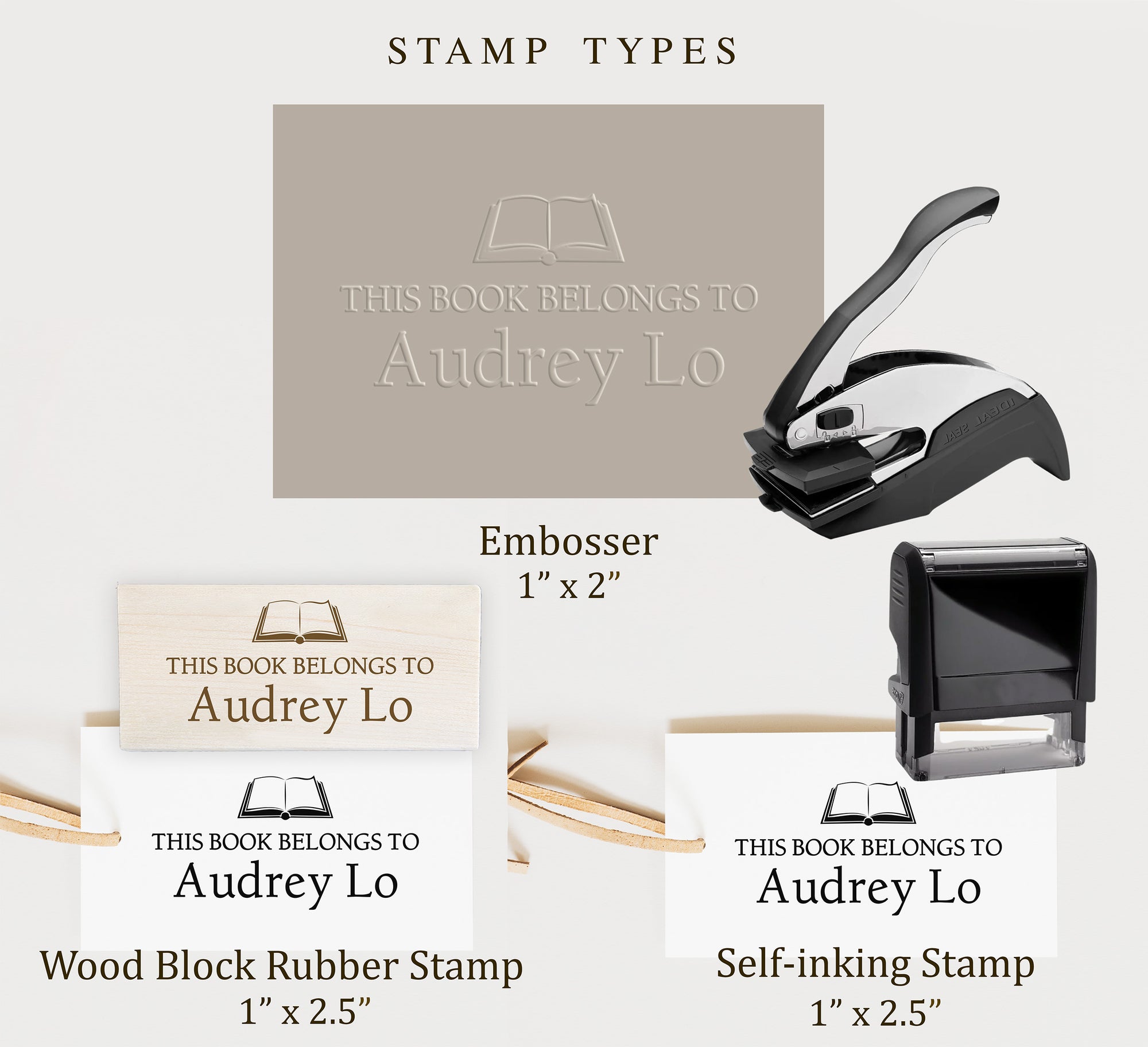 Book Embosser - Audrey