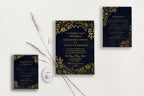 Leighton Velvet Wedding Invitations