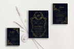 Blair Velvet Wedding Invitations