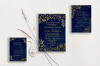 Leighton Velvet Wedding Invitations